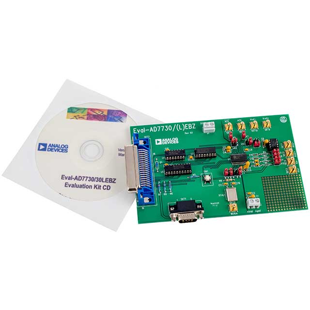 EVAL-AD7730LEBZ Analog Devices Inc.  Cartes d'évaluation - Convertisseurs analogique-numérique (CAN)